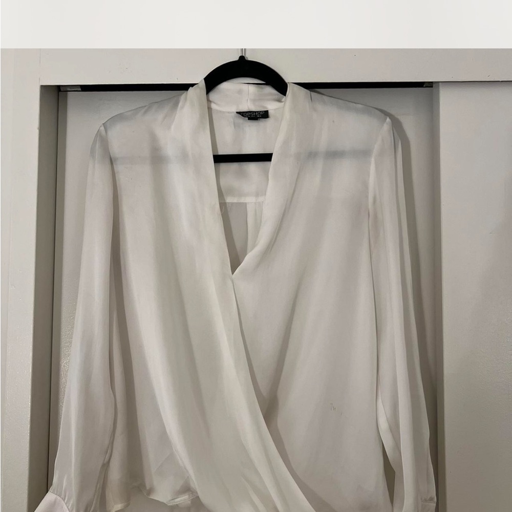 Elegant White Women's Blouse